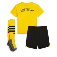 Borussia Dortmund Domaci Dres za djecu 2023-24 Kratak Rukav (+ Kratke hlače)